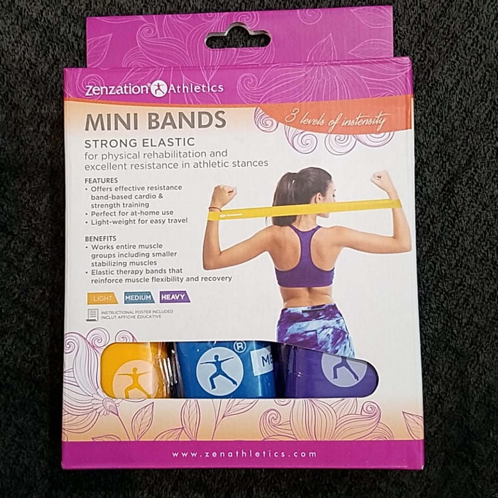 Zenzation Athletics Mini Bands (3pk)